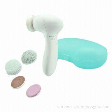 Electric Skin Cleaning Brush with 4 Various Brush Heads